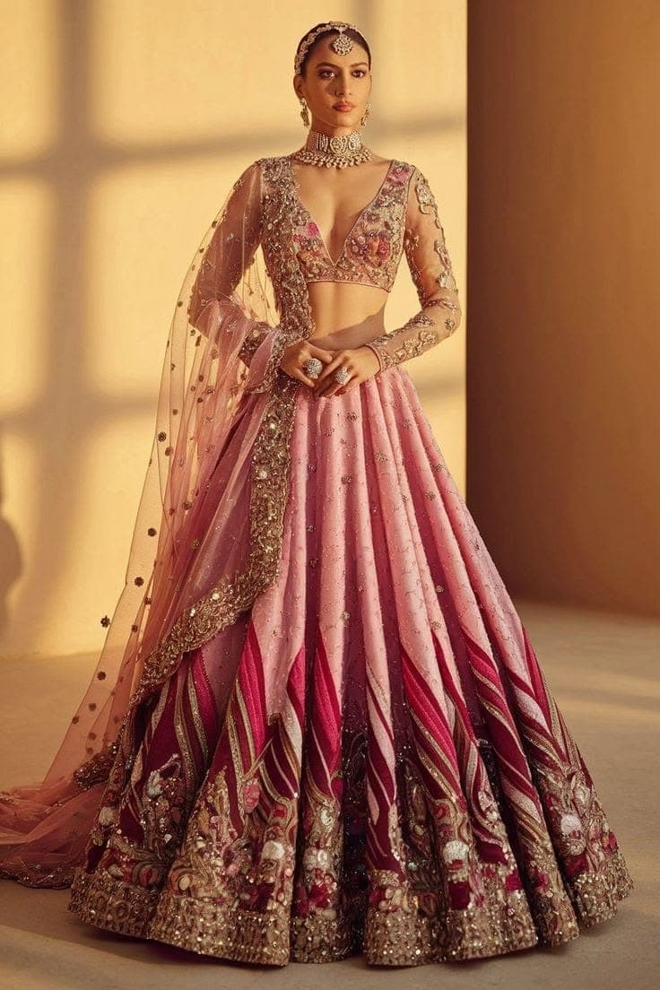 Lehenga craftsmanship