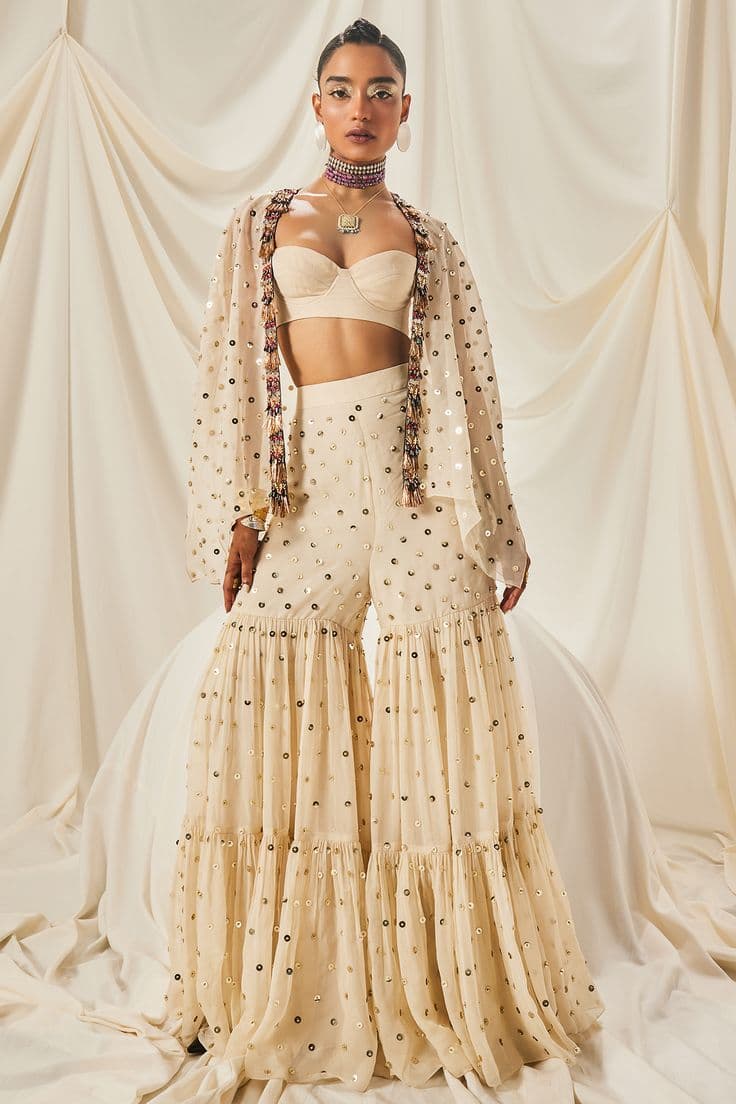 Sharara or Gharara craftsmanship