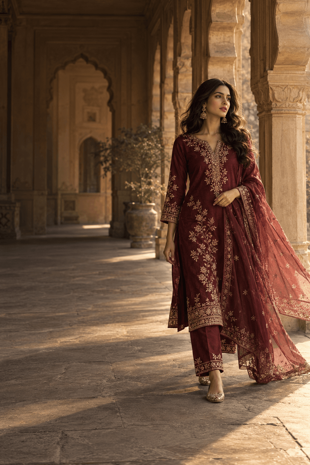 South Asian traditionalwear look